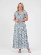 Noémie | Maxi šaty z květinového chiffon