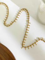 Oceano moda jóias natural lápis-lazúli spinel grânulo colar feminino verão metal peixe pingente versátil acessório