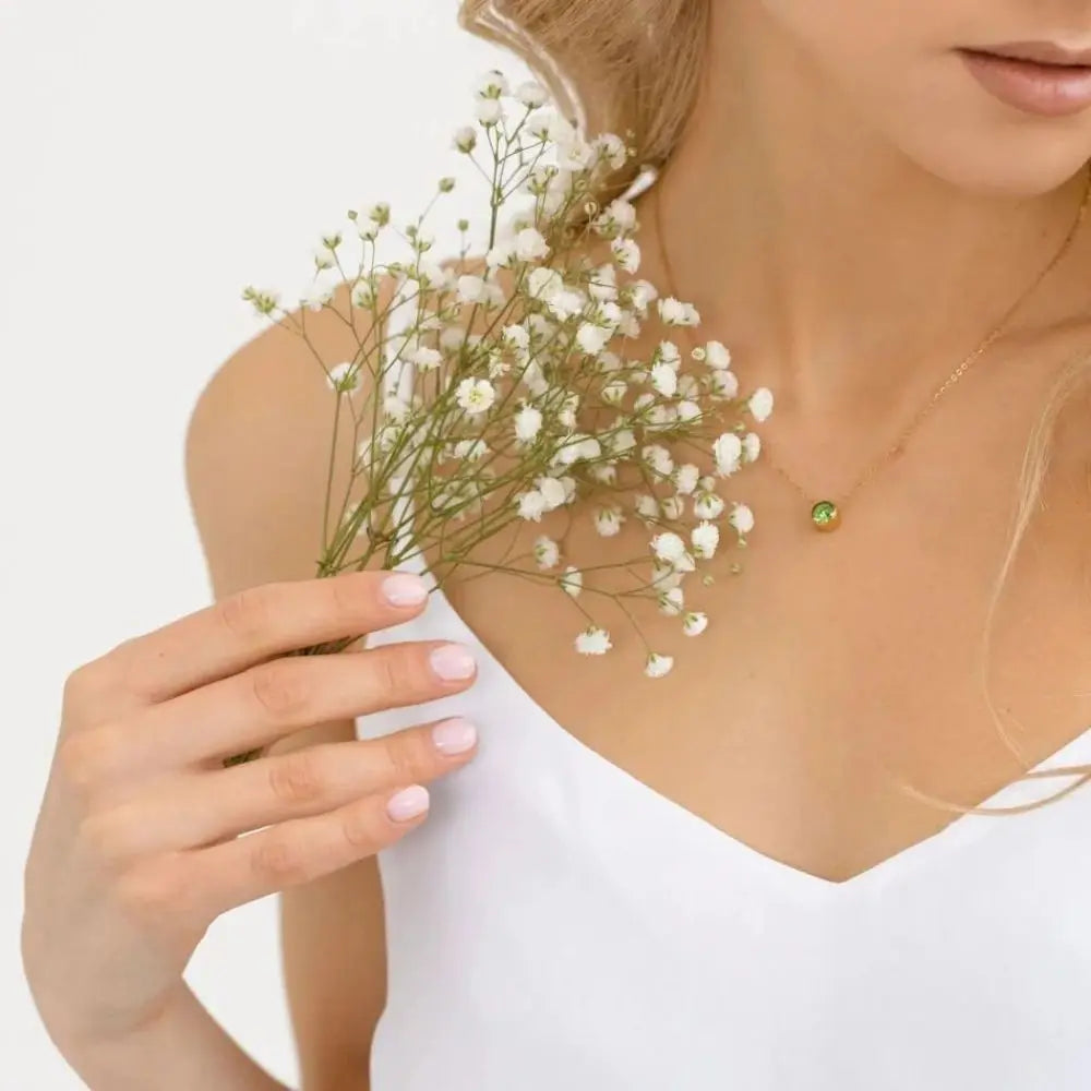 Colar eManco de zircônia de alta qualidade, cor ouro e prata, estilo Y2K, para mulheres, em aço inoxidável, com pedra de nascimento, para festas e uso diário.